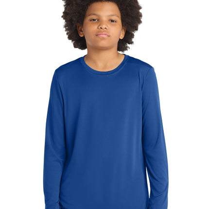 Sport‑Tek® Youth Posi‑UV® Pro Long Sleeve Tee – YST420LS
