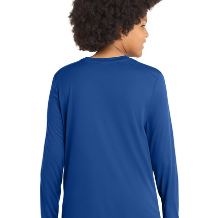 Sport‑Tek® Youth Posi‑UV® Pro Long Sleeve Tee – YST420LS