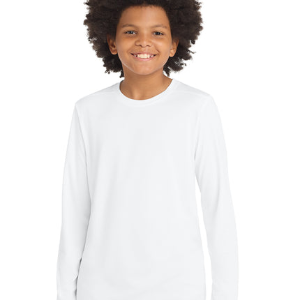 Sport‑Tek® Youth Posi‑UV® Pro Long Sleeve Tee – YST420LS