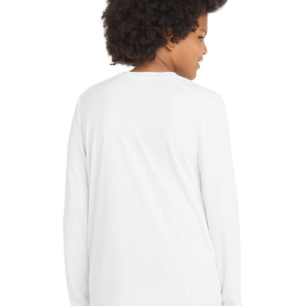 Sport‑Tek® Youth Posi‑UV® Pro Long Sleeve Tee – YST420LS