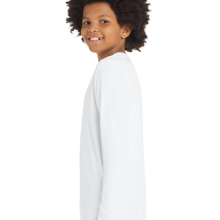Sport‑Tek® Youth Posi‑UV® Pro Long Sleeve Tee – YST420LS