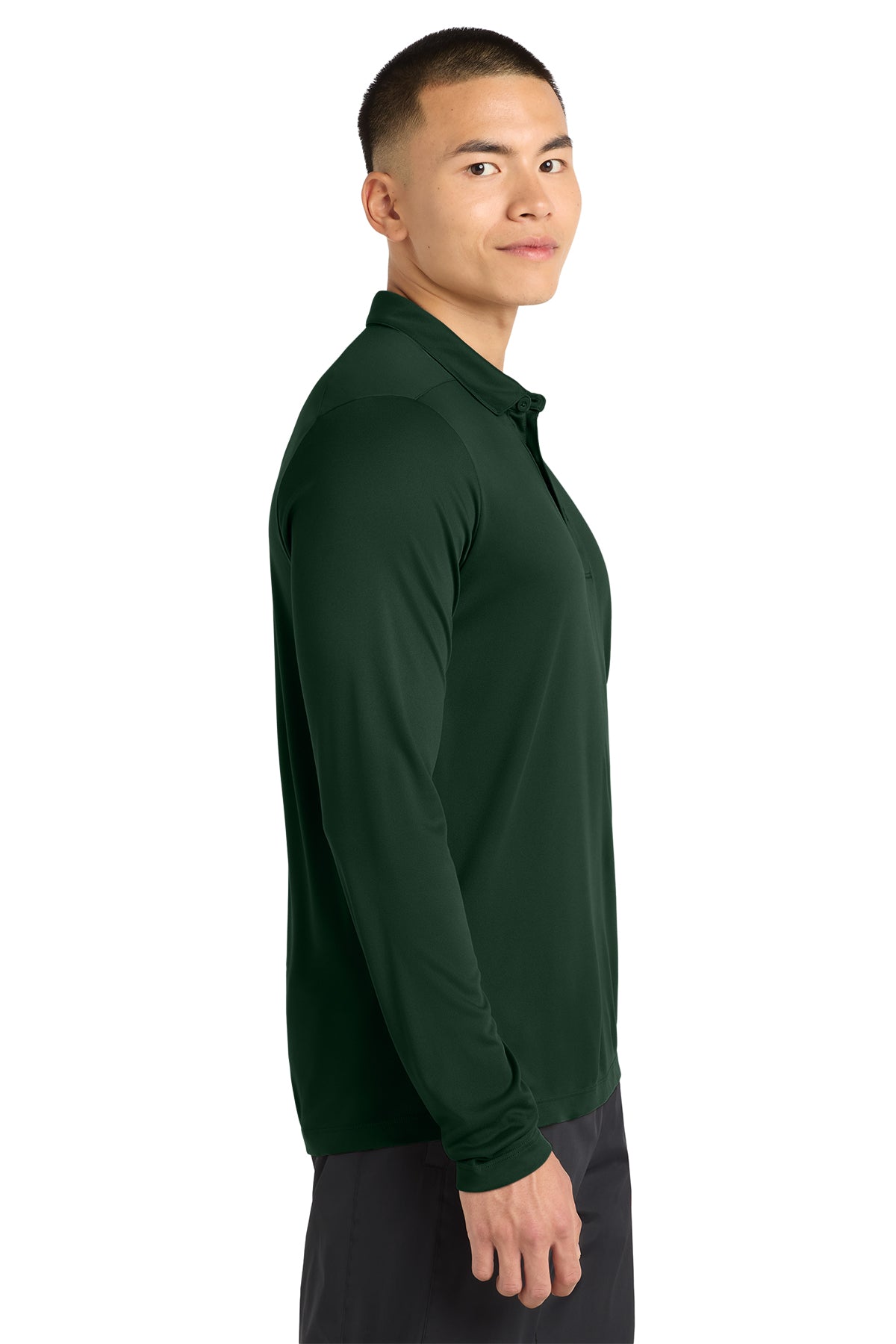 Sport‑Tek® Posi‑UV® Pro Long Sleeve Polo – ST520LS