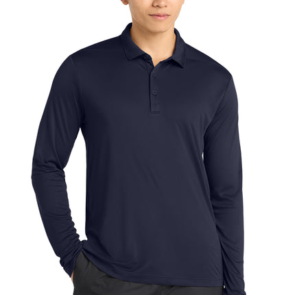 Sport‑Tek® Posi‑UV® Pro Long Sleeve Polo – ST520LS