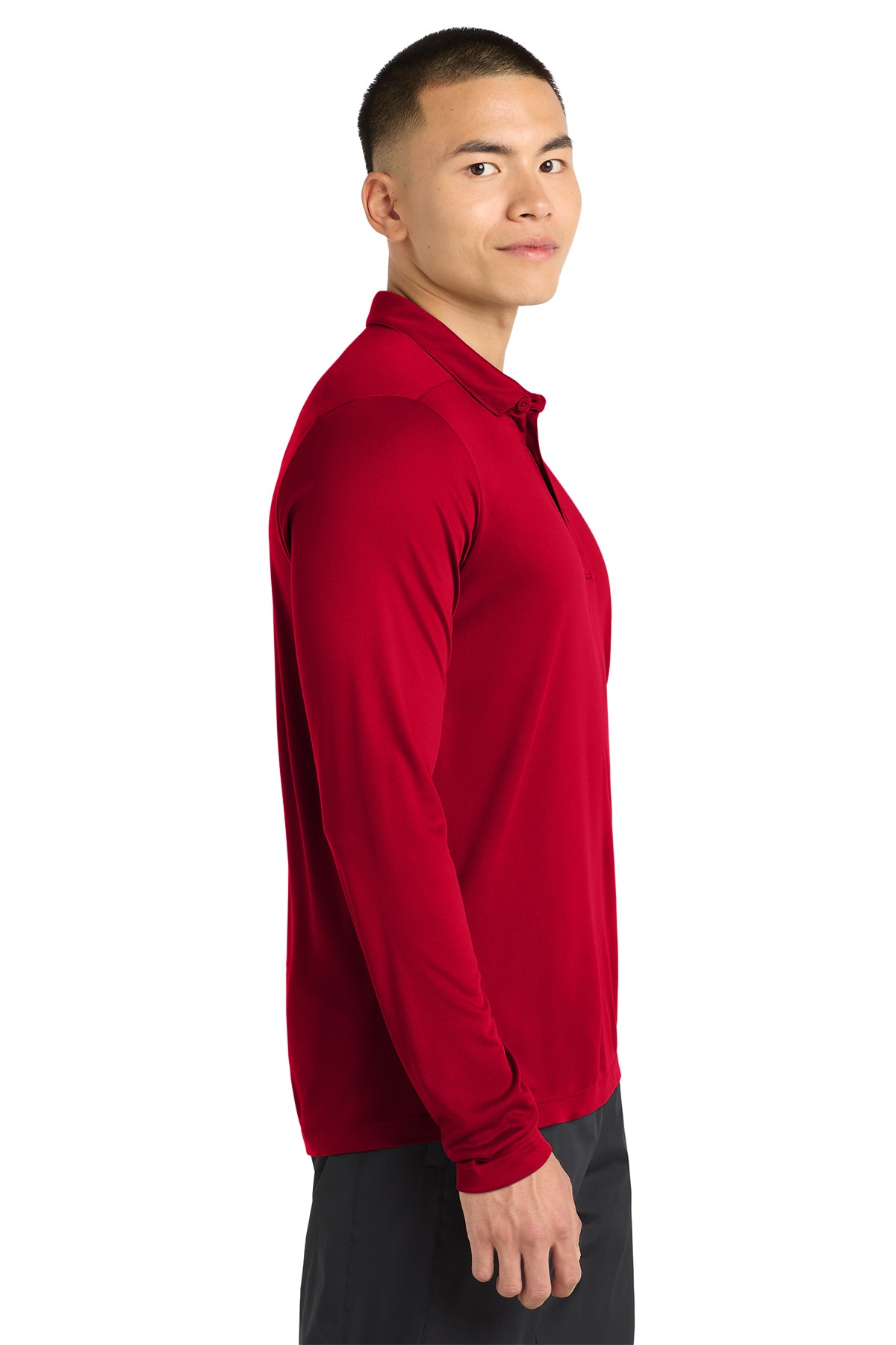 Sport‑Tek® Posi‑UV® Pro Long Sleeve Polo – ST520LS