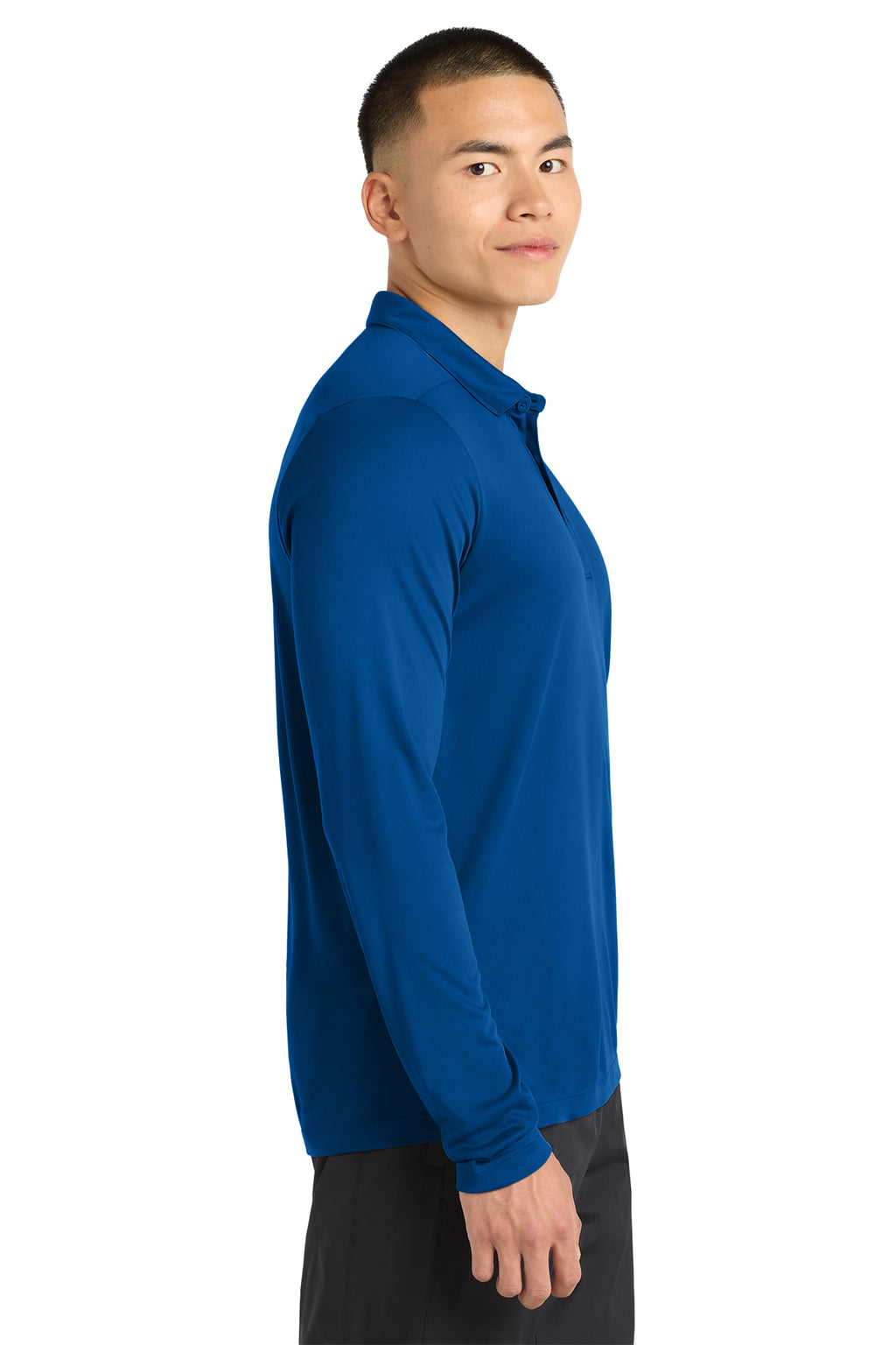 Sport‑Tek® Posi‑UV® Pro Long Sleeve Polo – ST520LS