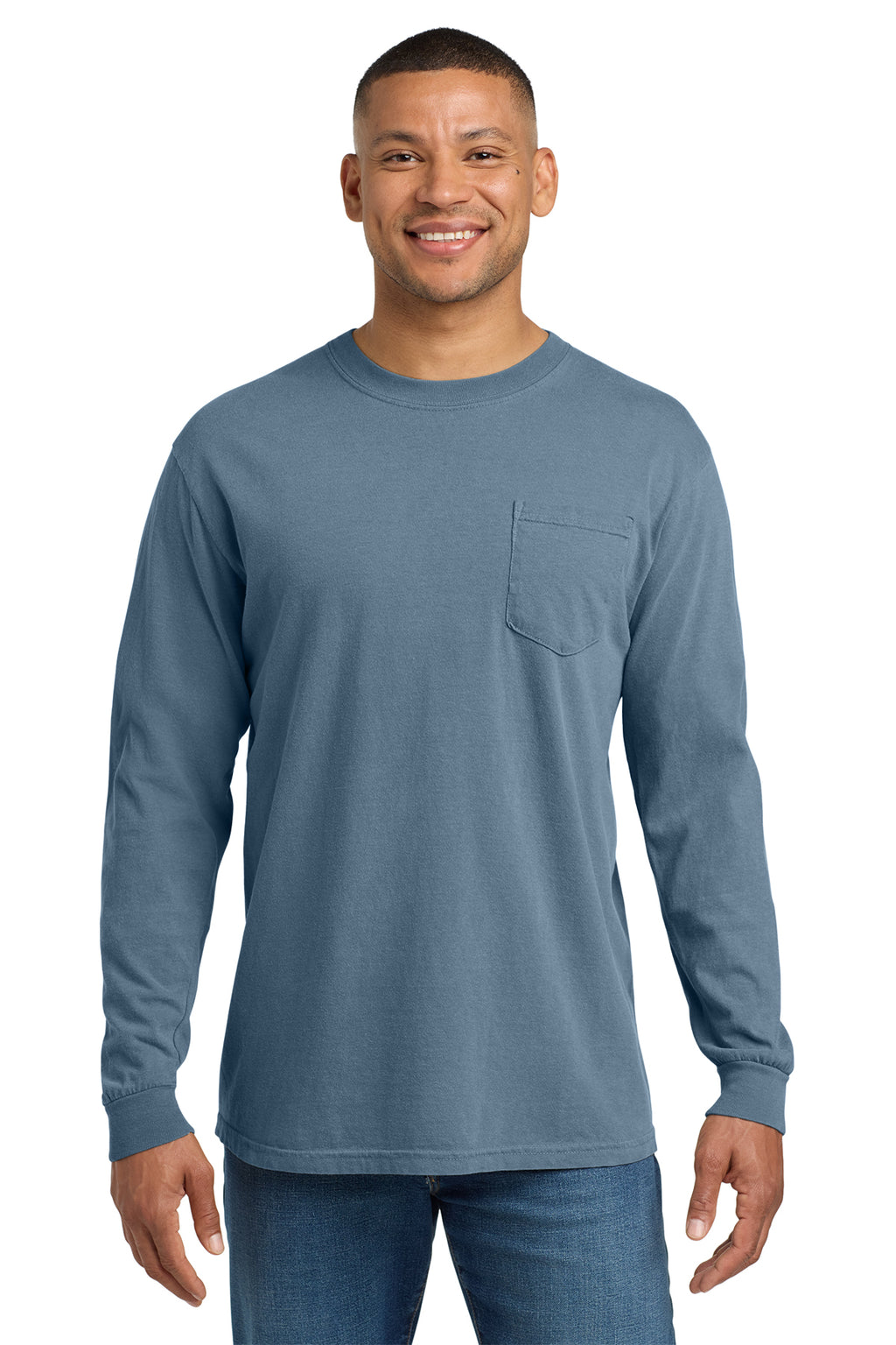 Comfort Colors Heavyweight Ring Spun Long Sleeve Pocket Tee – 4410