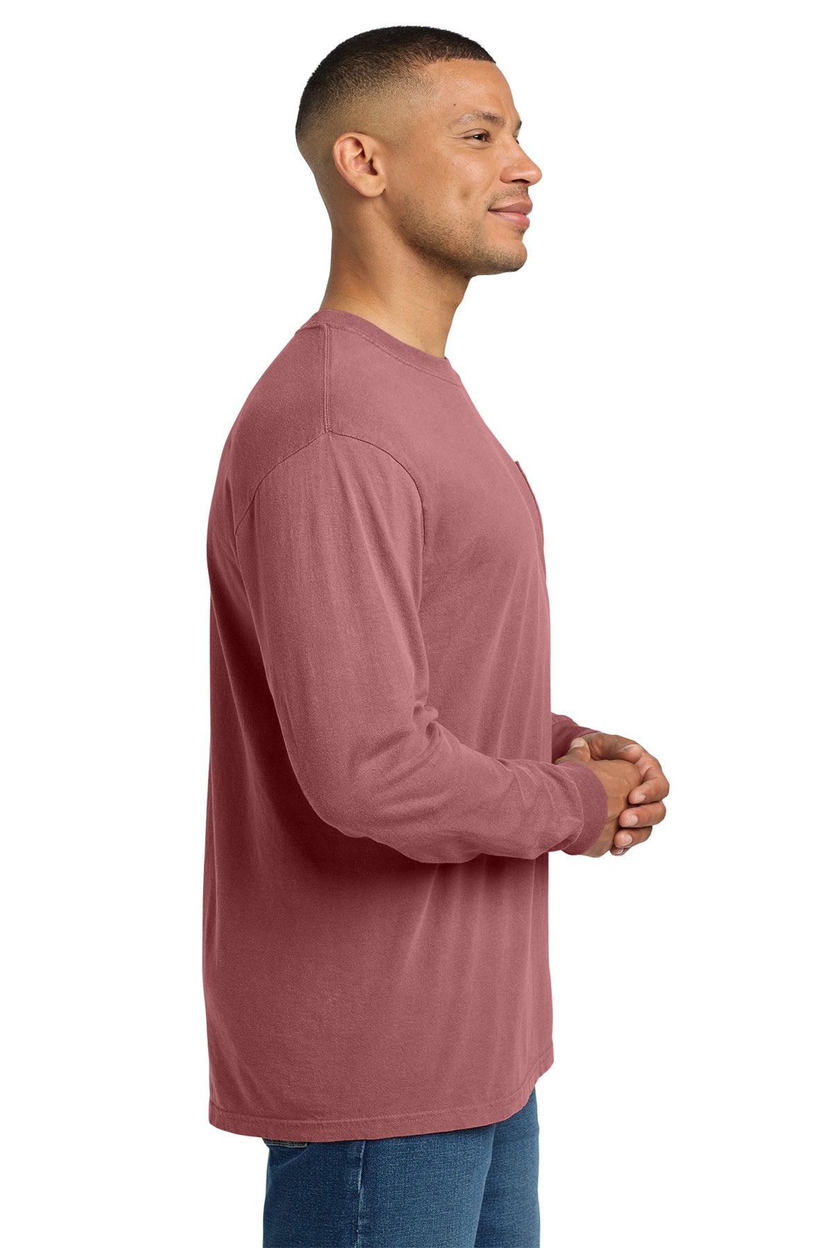 Comfort Colors Heavyweight Ring Spun Long Sleeve Pocket Tee – 4410