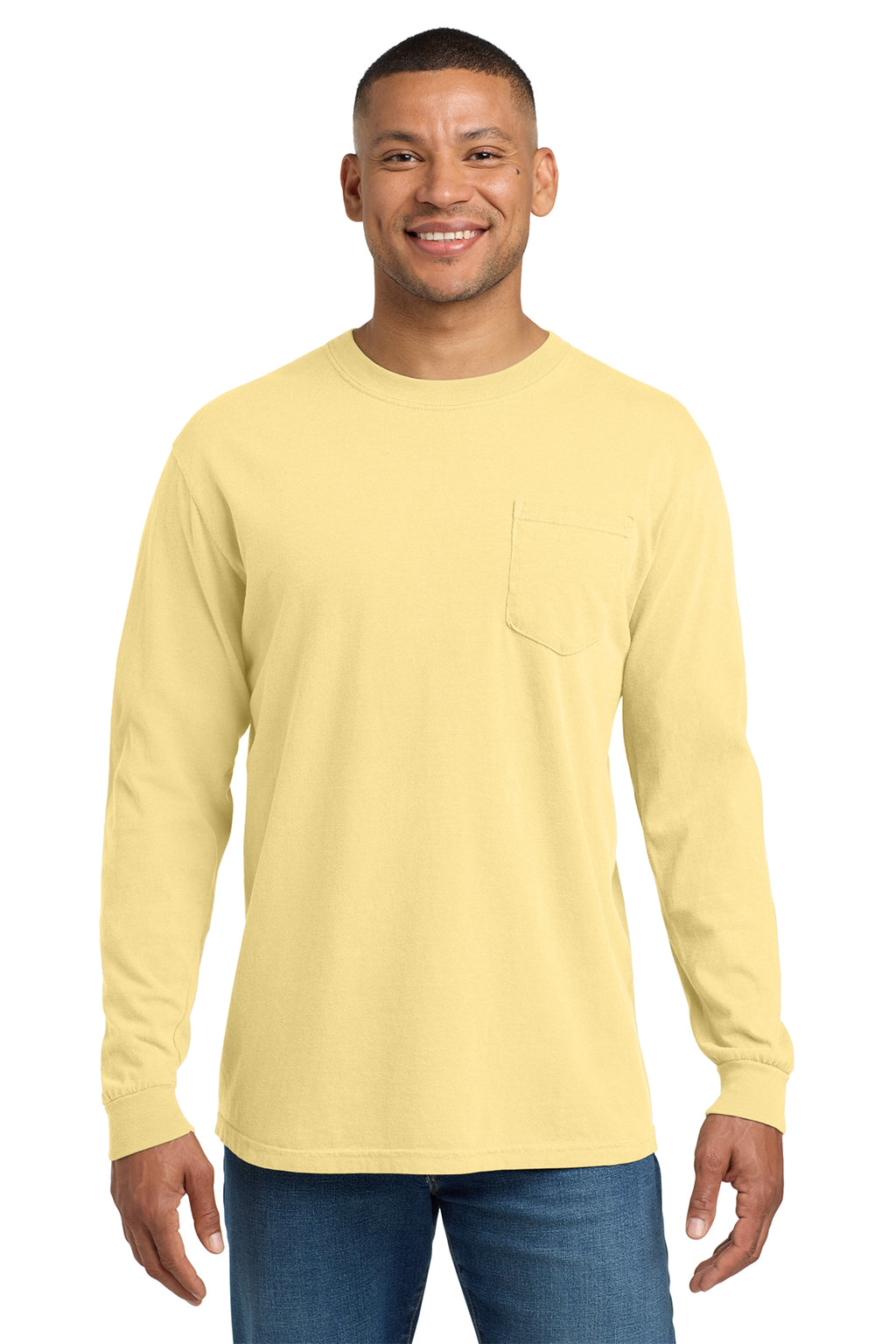 Comfort Colors Heavyweight Ring Spun Long Sleeve Pocket Tee – 4410