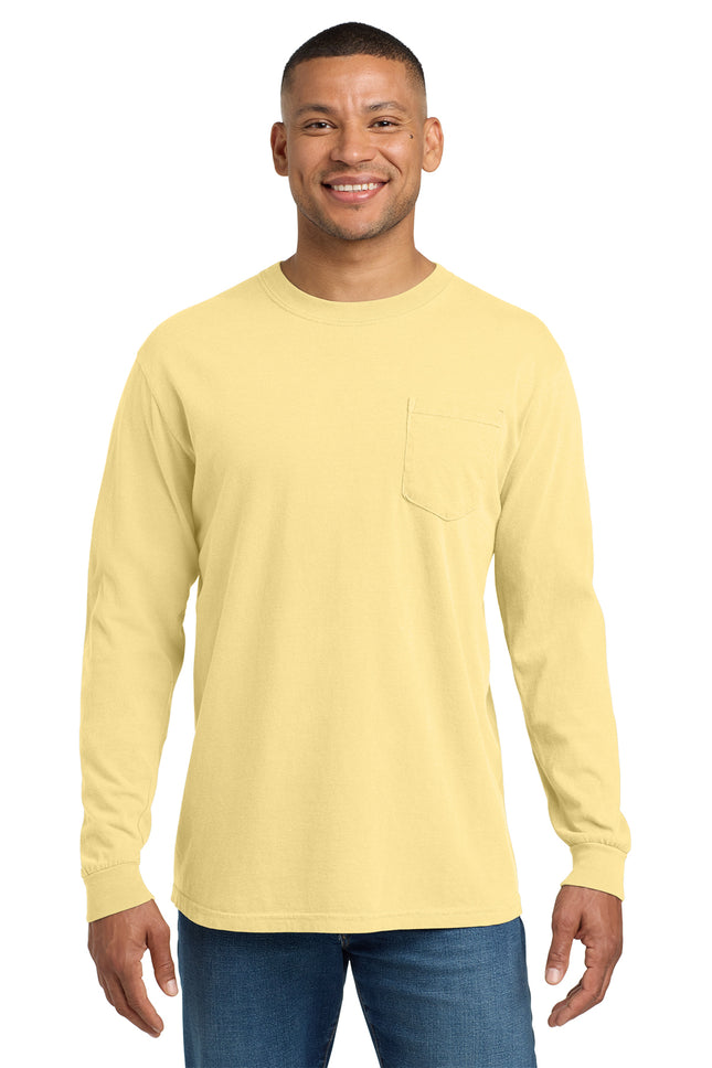 Comfort Colors Heavyweight Ring Spun Long Sleeve Pocket Tee – 4410