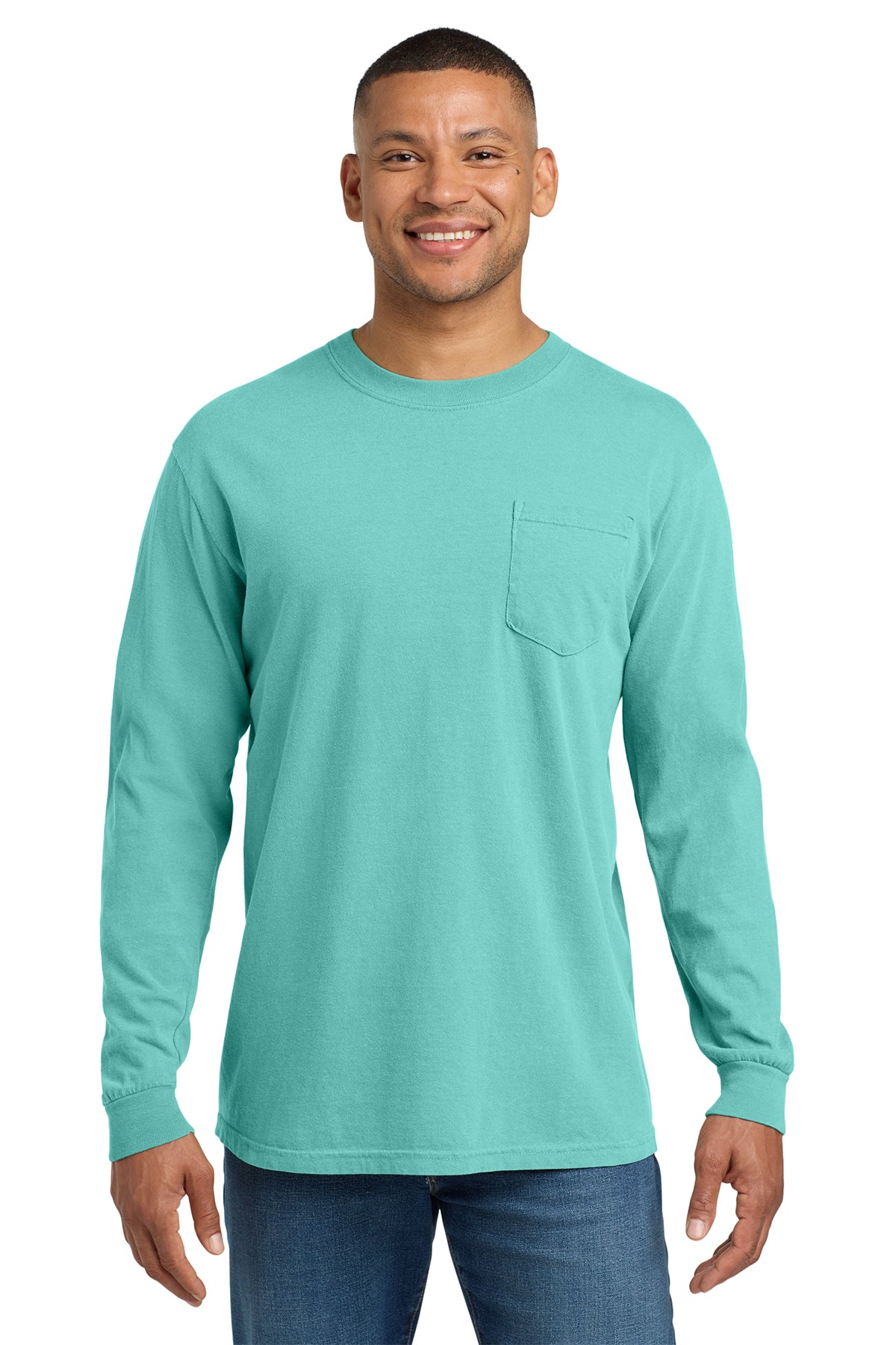 Comfort Colors Heavyweight Ring Spun Long Sleeve Pocket Tee – 4410