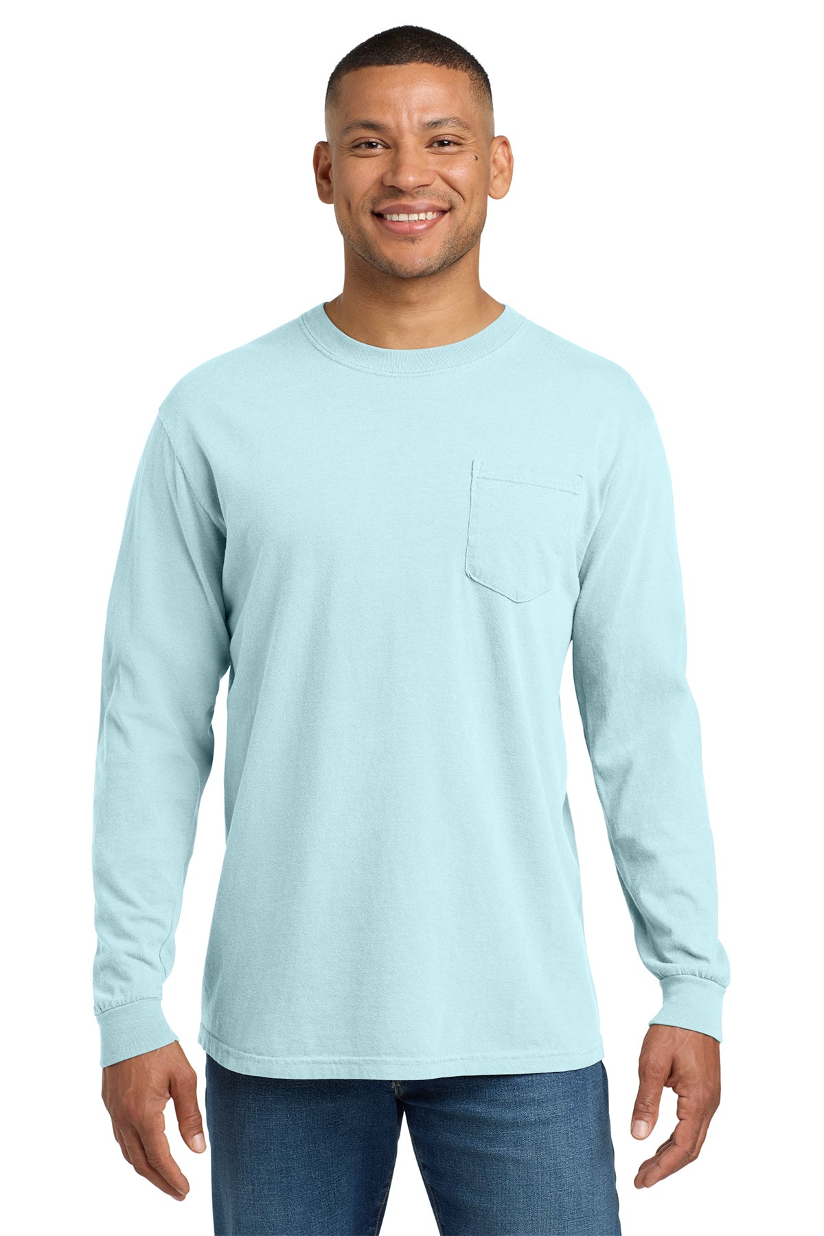 Comfort Colors Heavyweight Ring Spun Long Sleeve Pocket Tee – 4410