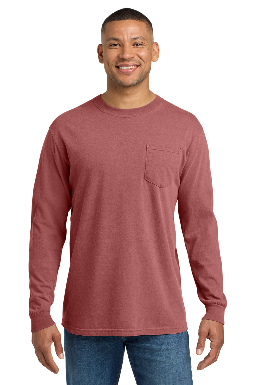 Comfort Colors Heavyweight Ring Spun Long Sleeve Pocket Tee – 4410