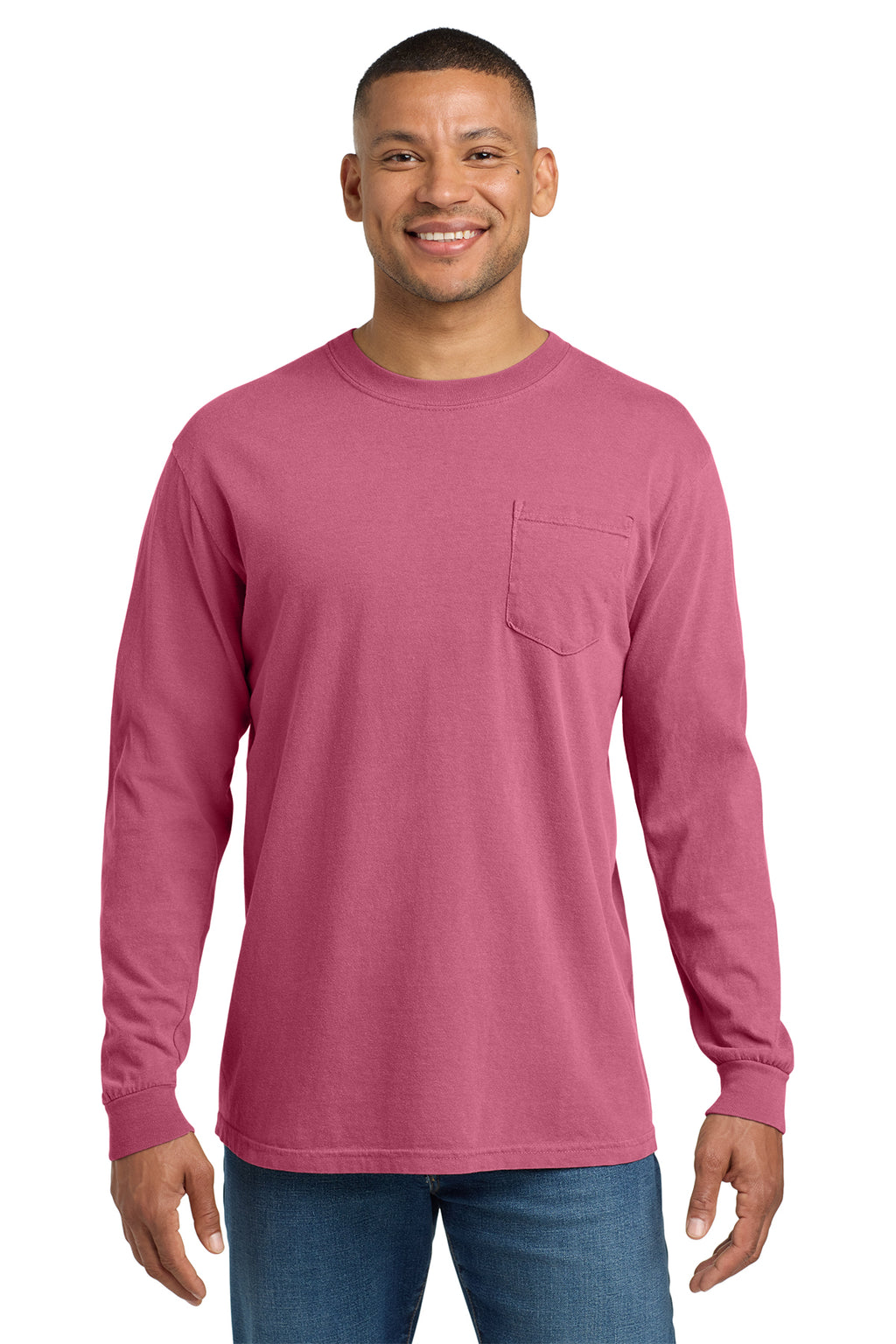 Comfort Colors Heavyweight Ring Spun Long Sleeve Pocket Tee – 4410