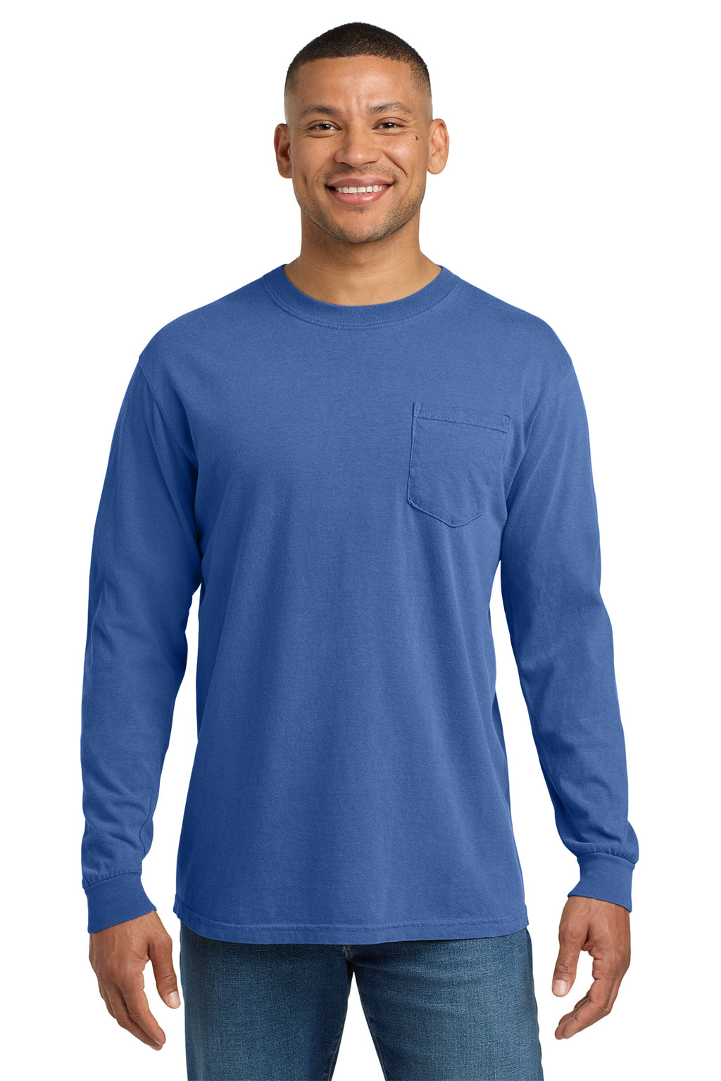 Comfort Colors Heavyweight Ring Spun Long Sleeve Pocket Tee – 4410