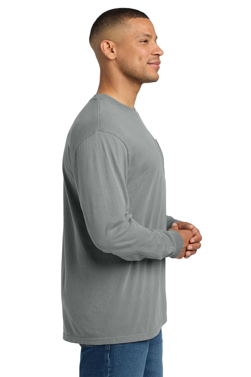 Comfort Colors Heavyweight Ring Spun Long Sleeve Pocket Tee – 4410