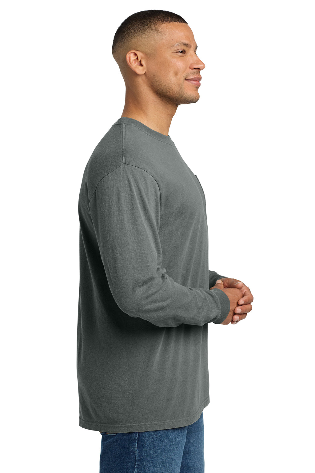 Comfort Colors Heavyweight Ring Spun Long Sleeve Pocket Tee – 4410