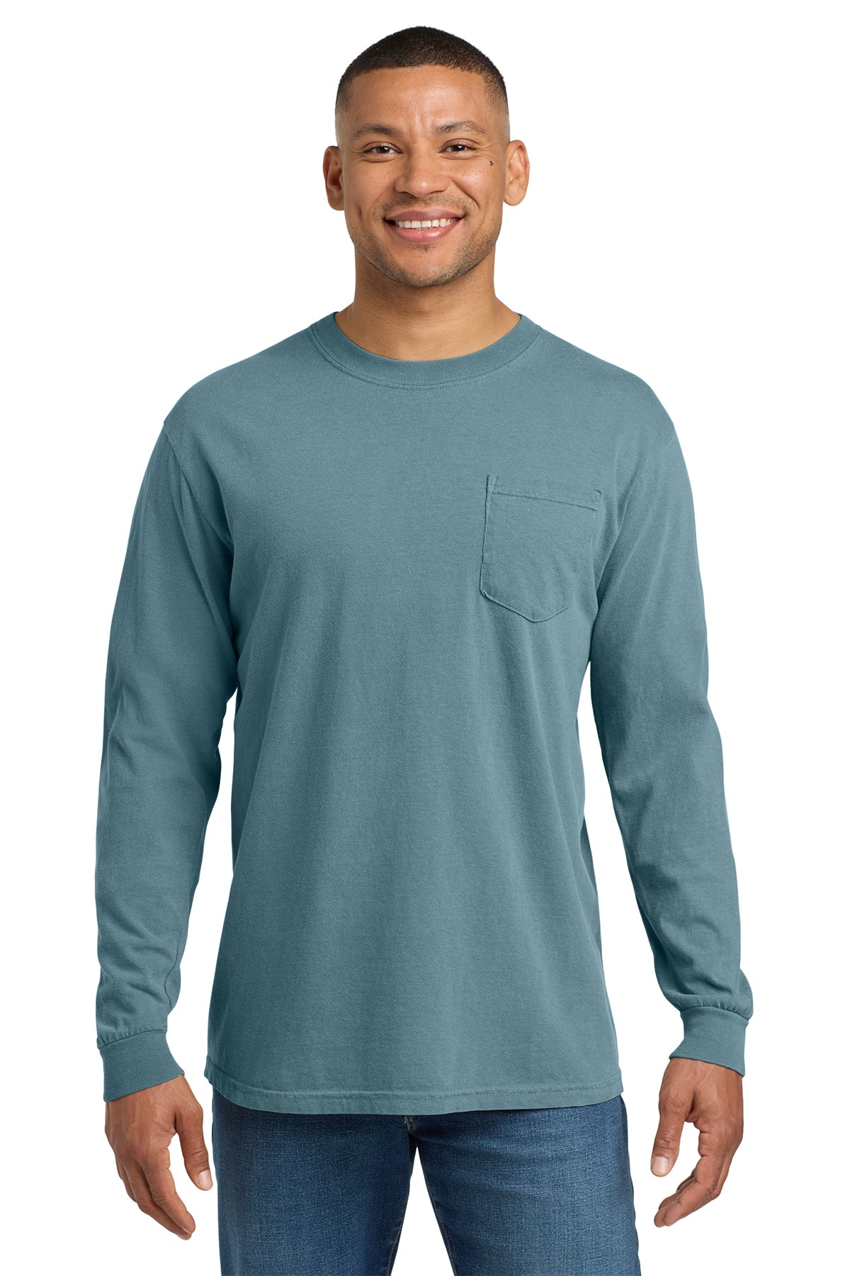 Comfort Colors Heavyweight Ring Spun Long Sleeve Pocket Tee – 4410