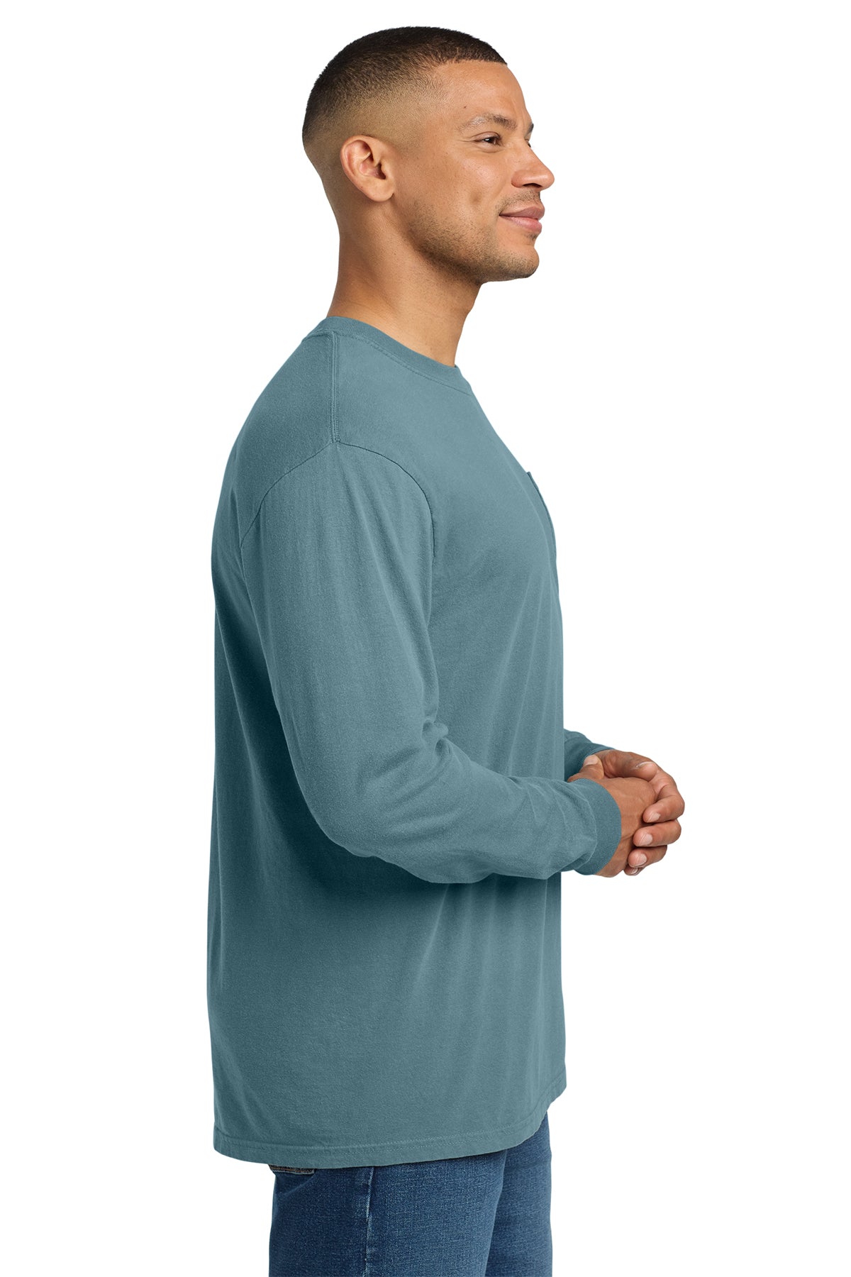 Comfort Colors Heavyweight Ring Spun Long Sleeve Pocket Tee – 4410