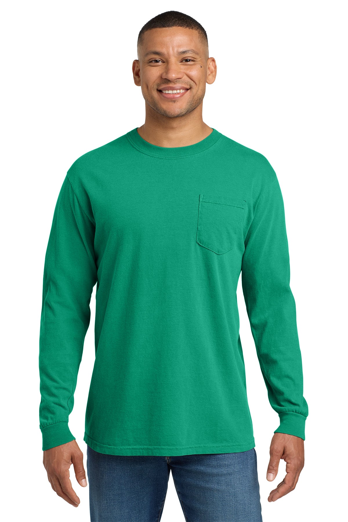 Comfort Colors Heavyweight Ring Spun Long Sleeve Pocket Tee – 4410
