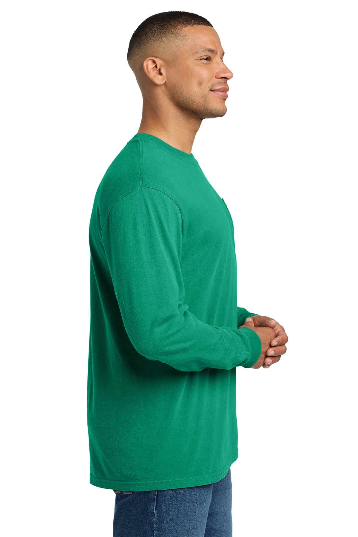 Comfort Colors Heavyweight Ring Spun Long Sleeve Pocket Tee – 4410