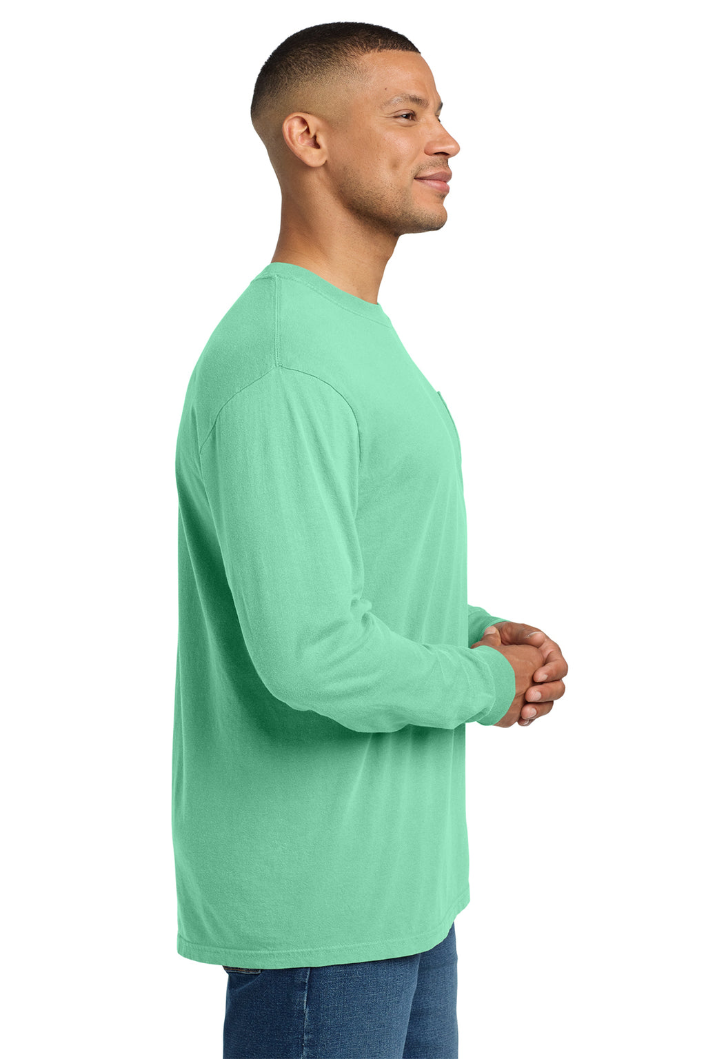 Comfort Colors Heavyweight Ring Spun Long Sleeve Pocket Tee – 4410