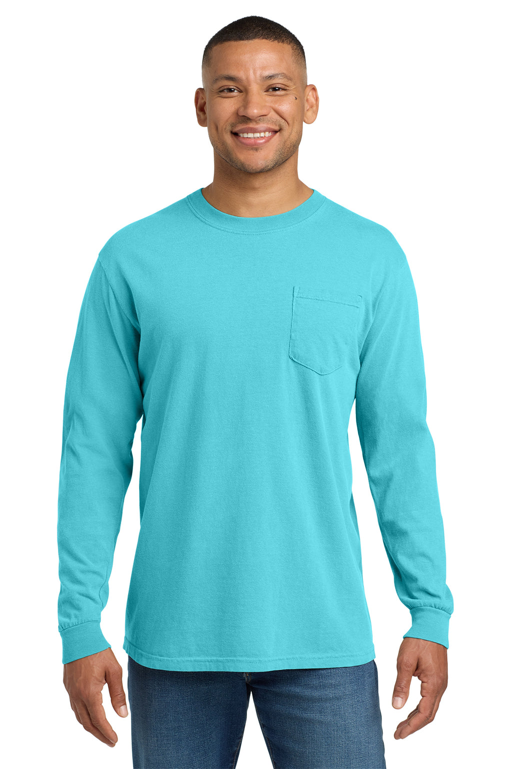 Comfort Colors Heavyweight Ring Spun Long Sleeve Pocket Tee – 4410