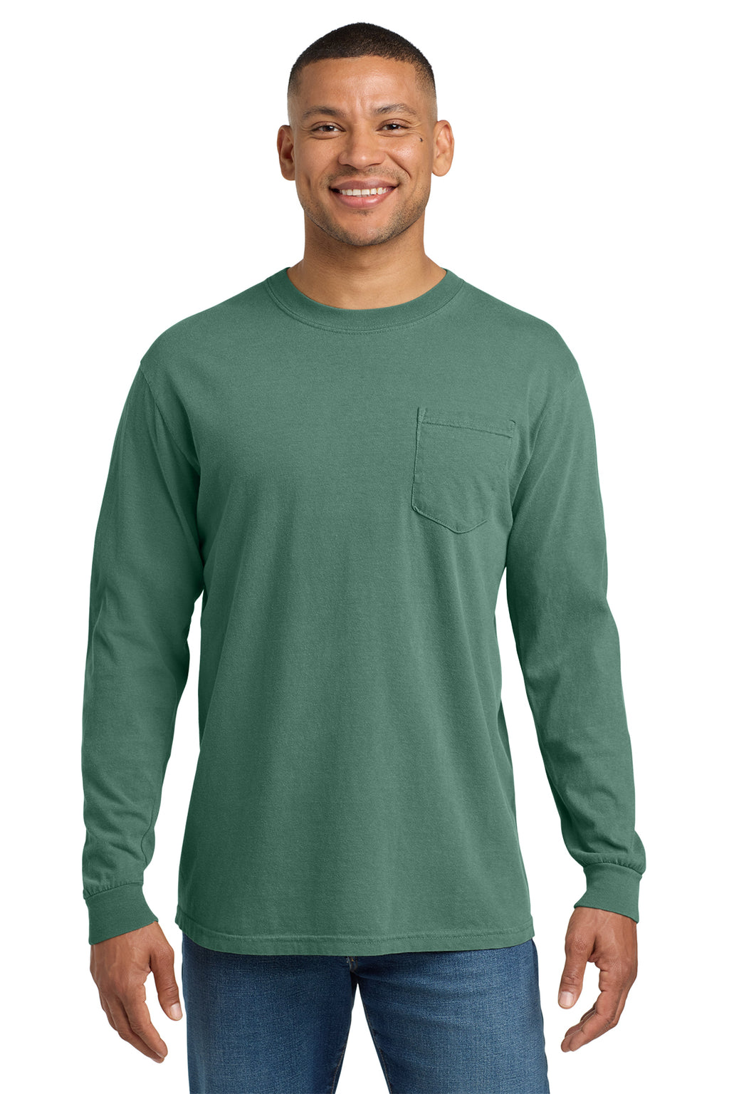 Comfort Colors Heavyweight Ring Spun Long Sleeve Pocket Tee – 4410