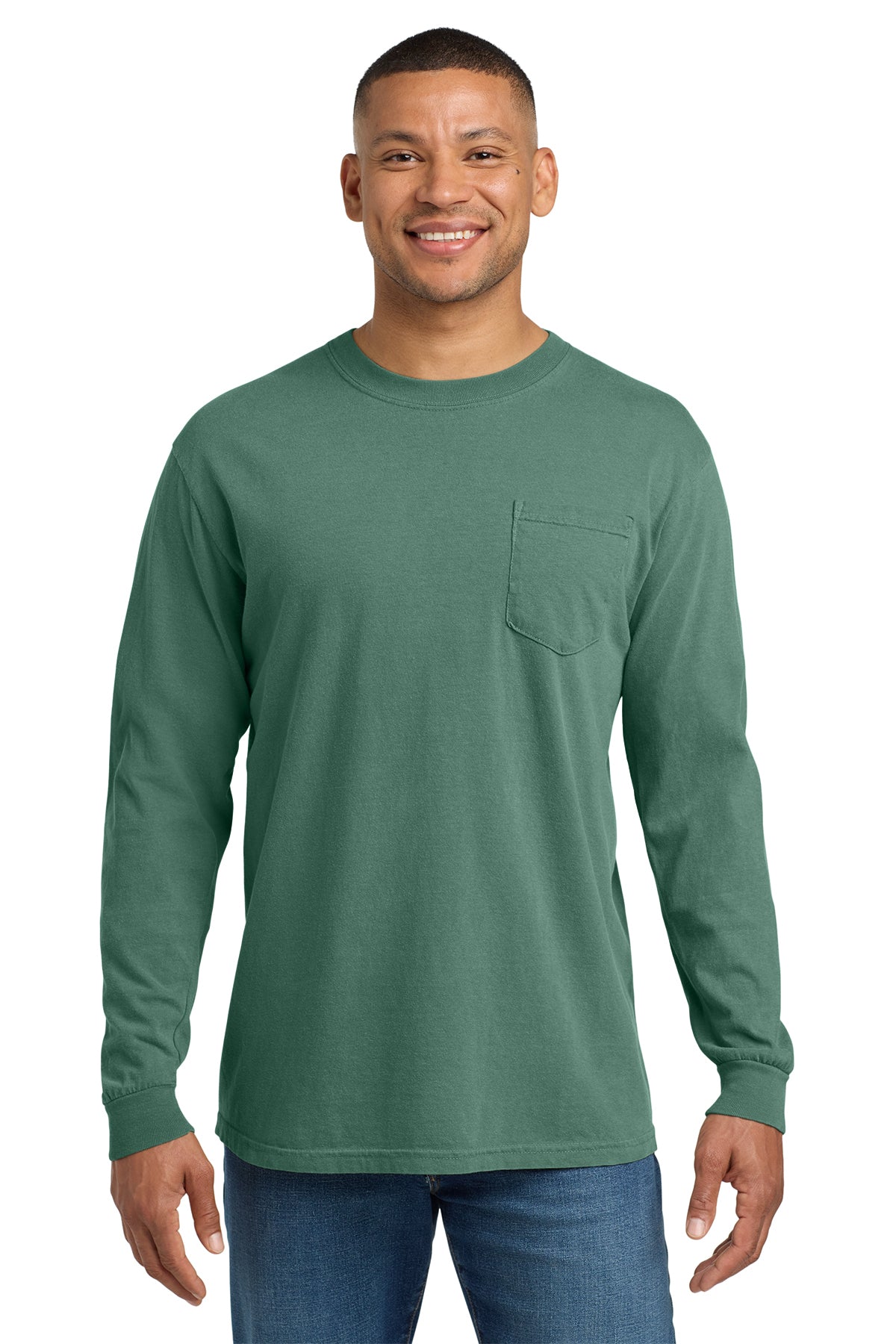 Comfort Colors Heavyweight Ring Spun Long Sleeve Pocket Tee – 4410