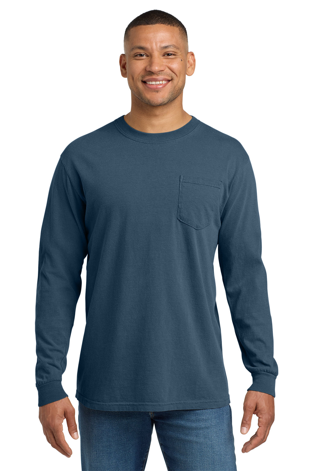 Comfort Colors Heavyweight Ring Spun Long Sleeve Pocket Tee – 4410