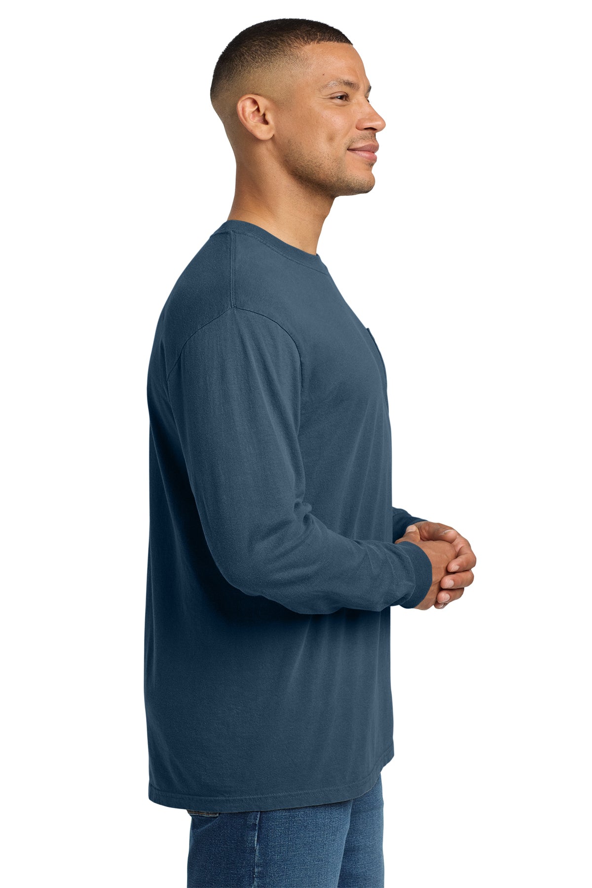 Comfort Colors Heavyweight Ring Spun Long Sleeve Pocket Tee – 4410