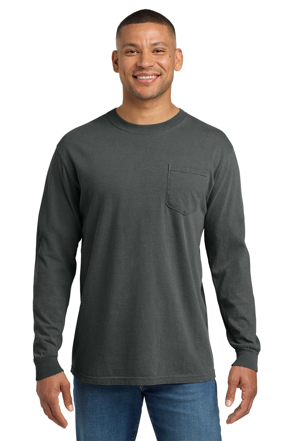 Comfort Colors Heavyweight Ring Spun Long Sleeve Pocket Tee – 4410
