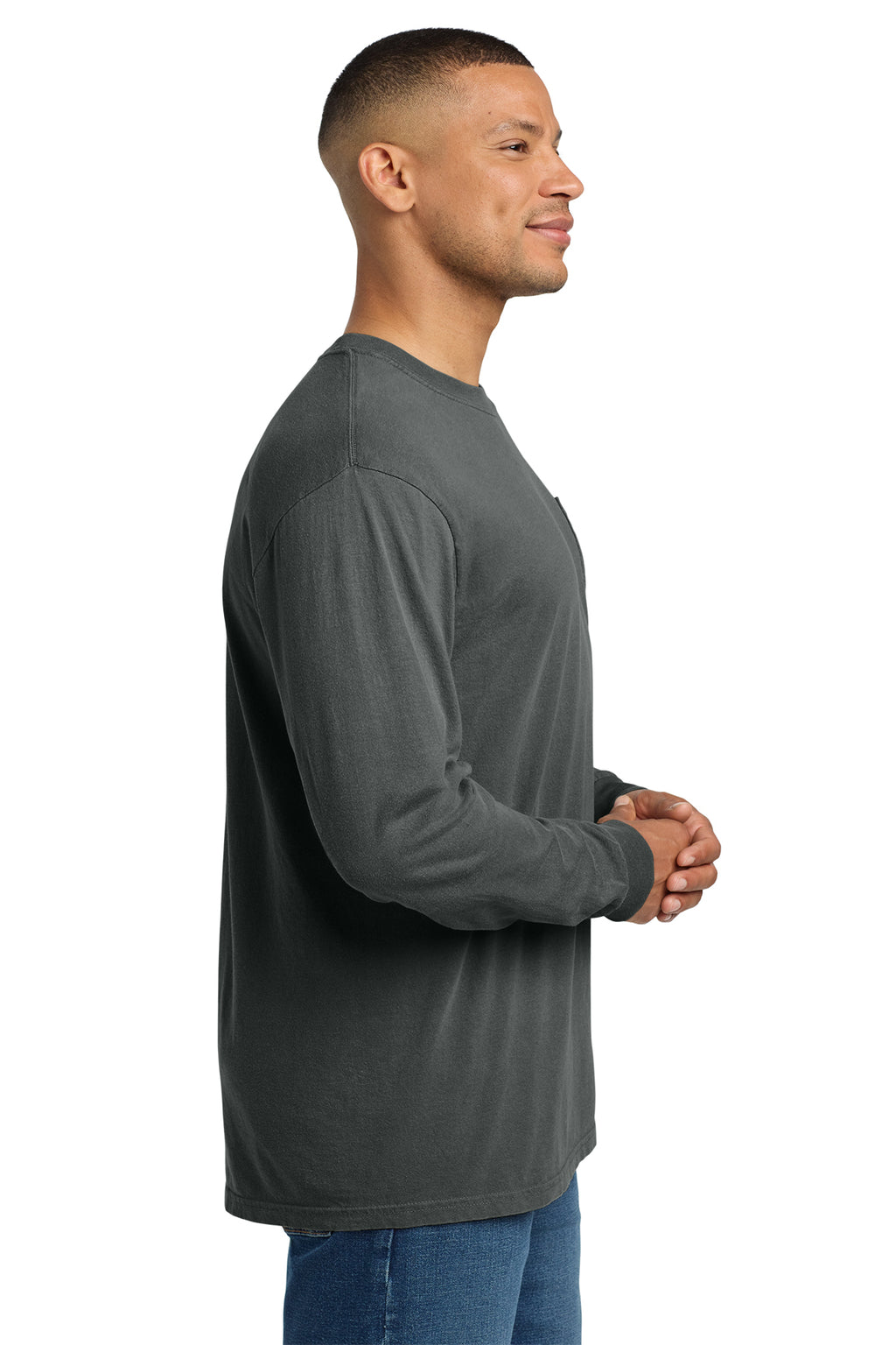 Comfort Colors Heavyweight Ring Spun Long Sleeve Pocket Tee – 4410