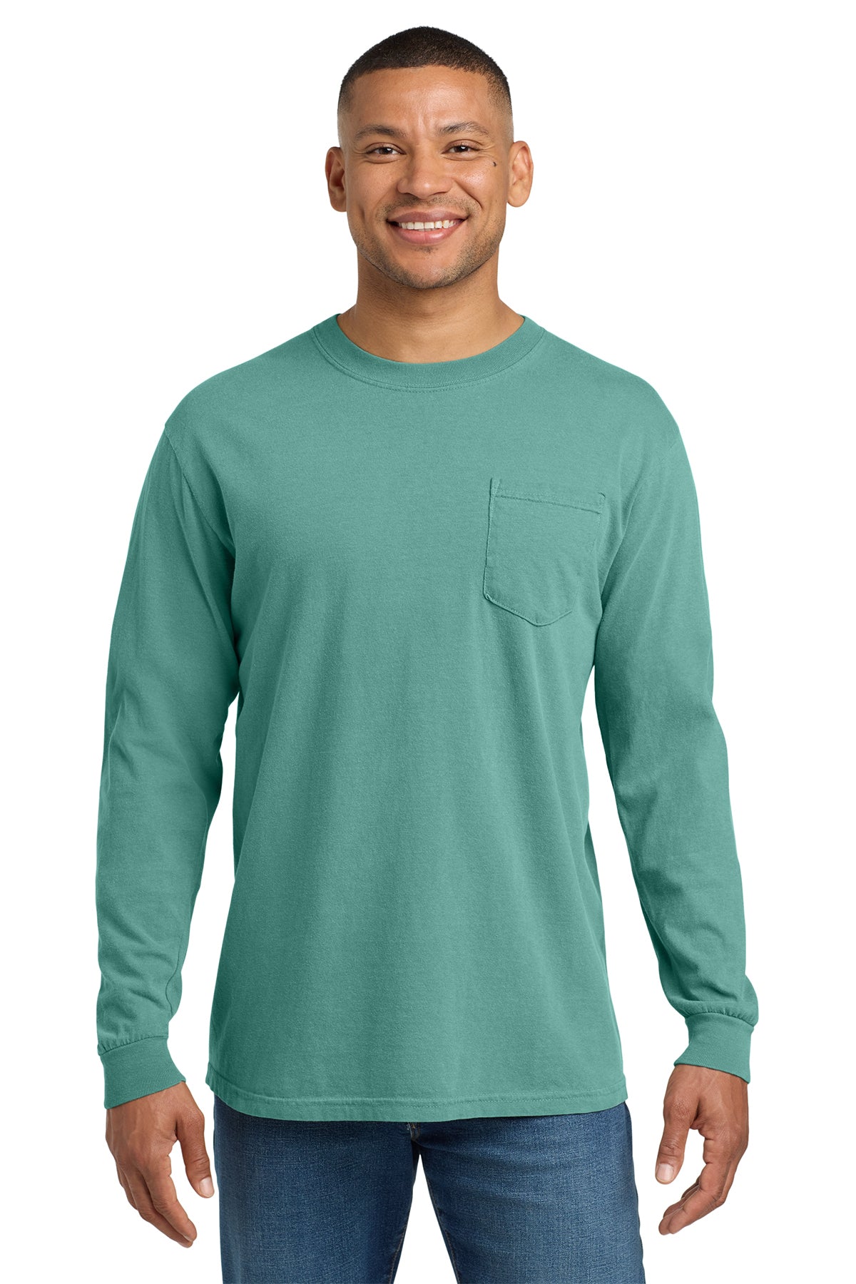 Comfort Colors Heavyweight Ring Spun Long Sleeve Pocket Tee – 4410