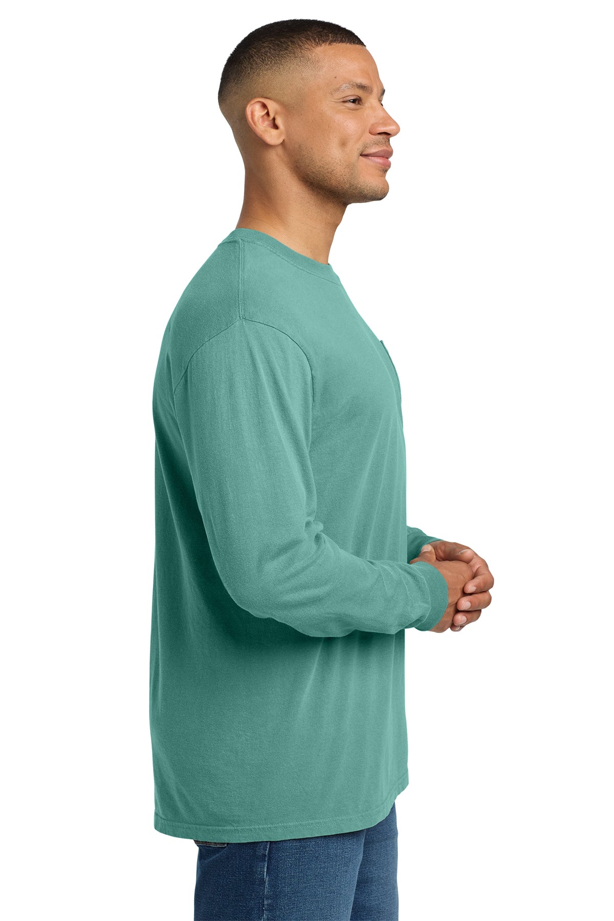 Comfort Colors Heavyweight Ring Spun Long Sleeve Pocket Tee – 4410