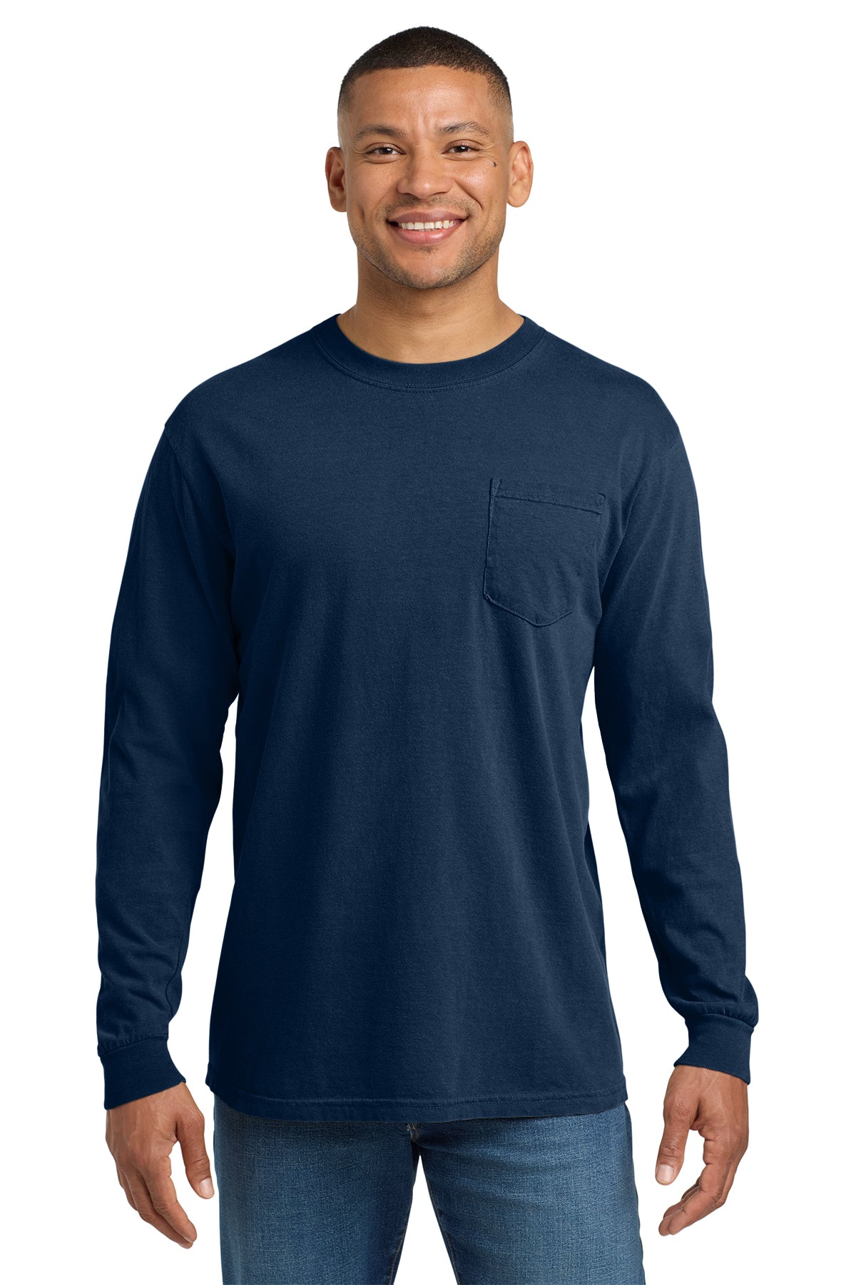 Comfort Colors Heavyweight Ring Spun Long Sleeve Pocket Tee – 4410
