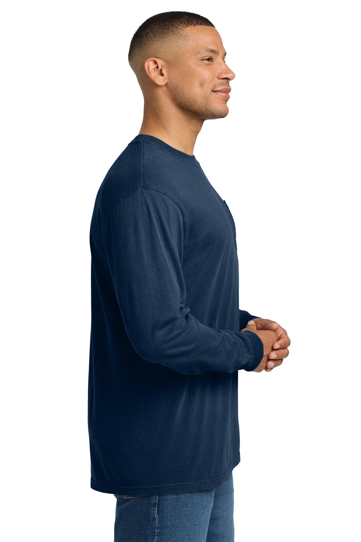 Comfort Colors Heavyweight Ring Spun Long Sleeve Pocket Tee – 4410