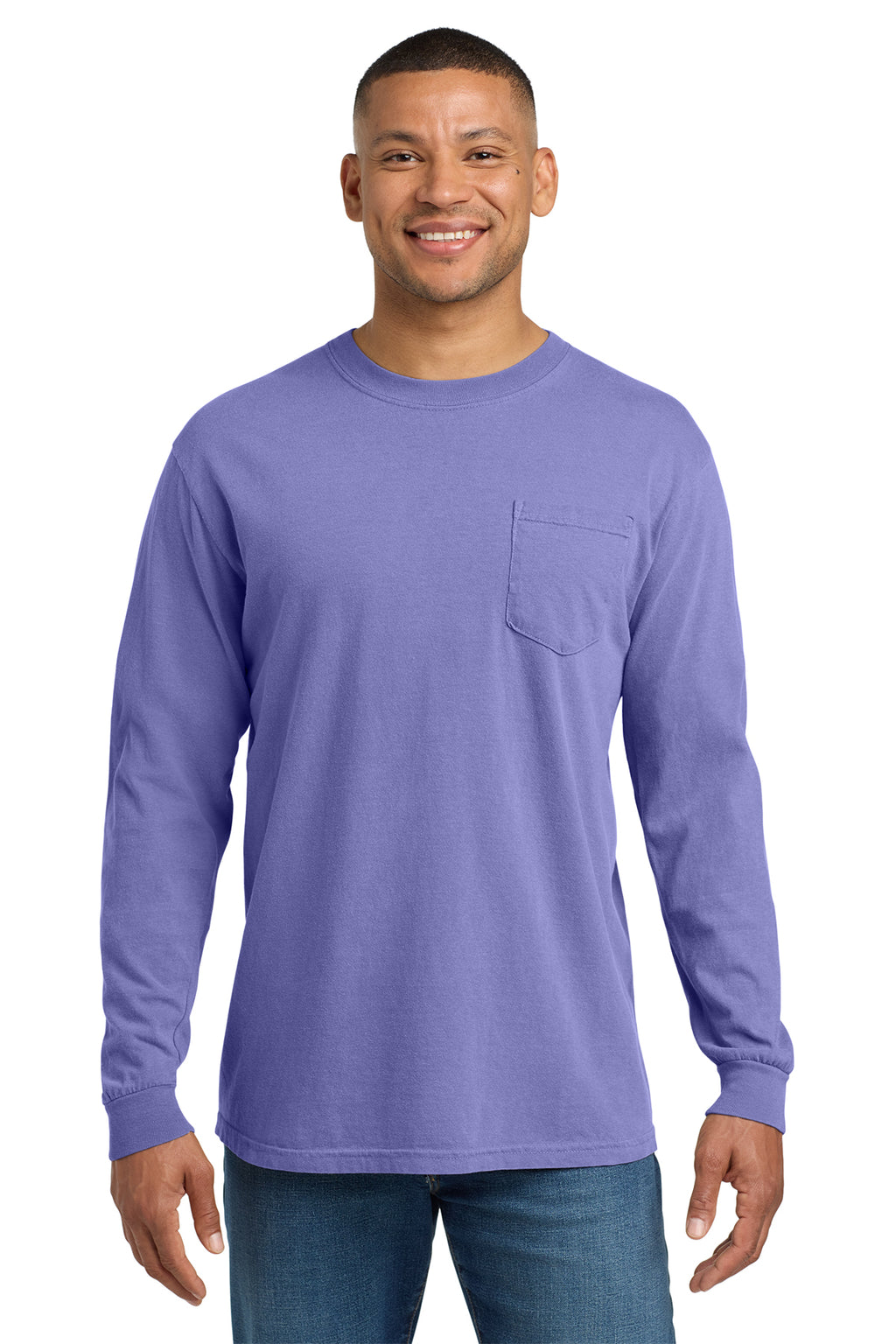 Comfort Colors Heavyweight Ring Spun Long Sleeve Pocket Tee – 4410