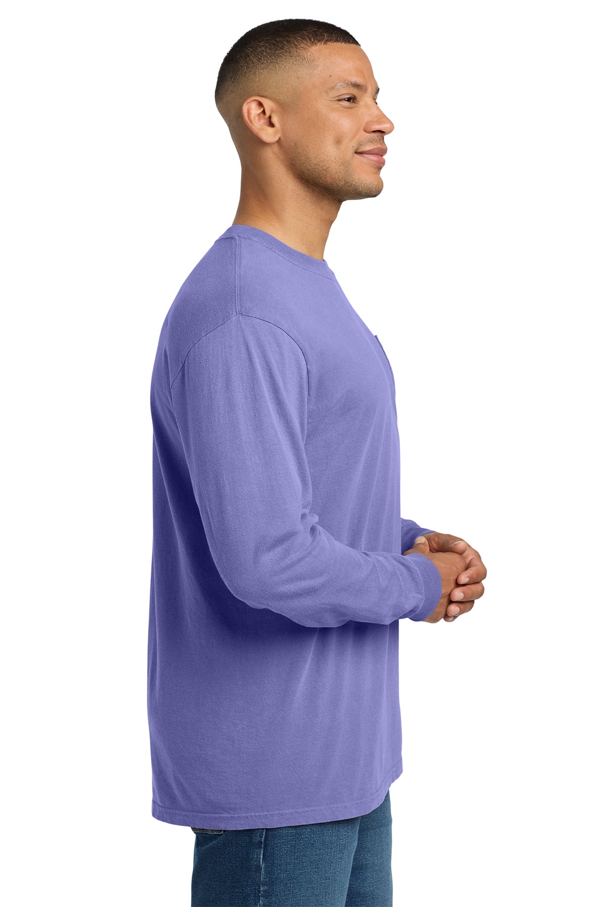 Comfort Colors Heavyweight Ring Spun Long Sleeve Pocket Tee – 4410