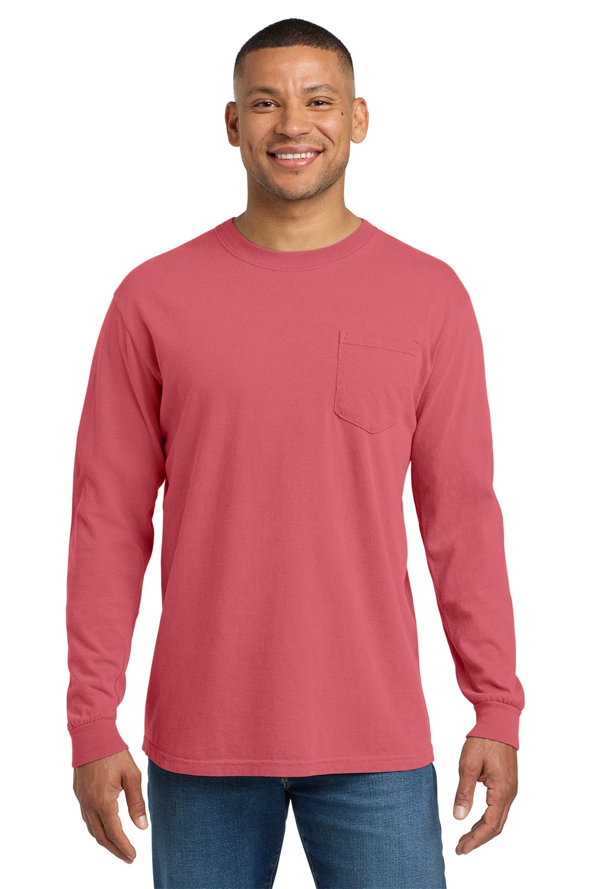 Comfort Colors Heavyweight Ring Spun Long Sleeve Pocket Tee – 4410