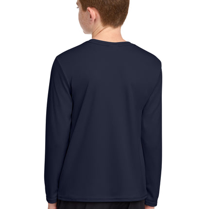 Port & Co Youth Long Sleeve Performance Tee – PC380YLS