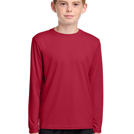 Port & Co Youth Long Sleeve Performance Tee – PC380YLS