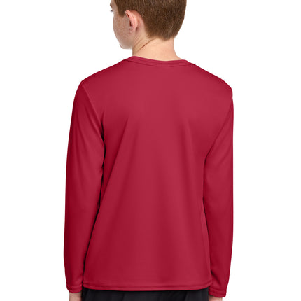 Port & Co Youth Long Sleeve Performance Tee – PC380YLS