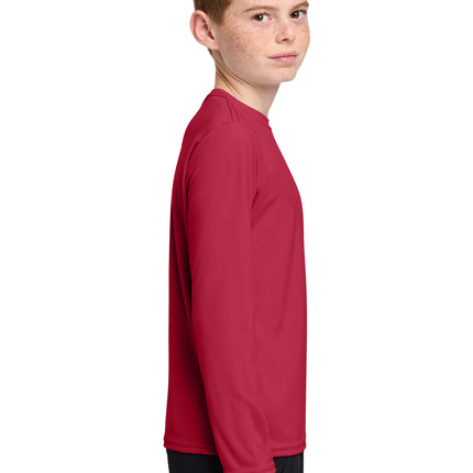 Port & Co Youth Long Sleeve Performance Tee – PC380YLS