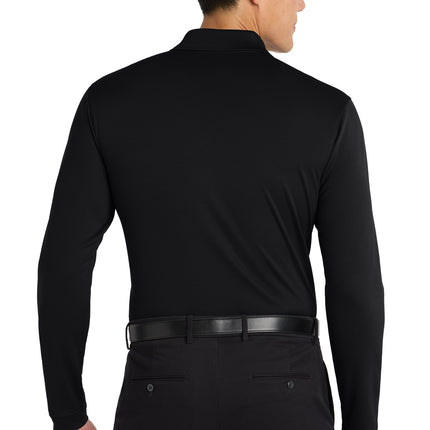 Port Authority® Dry Zone® UV Micro‑Mesh Long Sleeve Polo – K110LS
