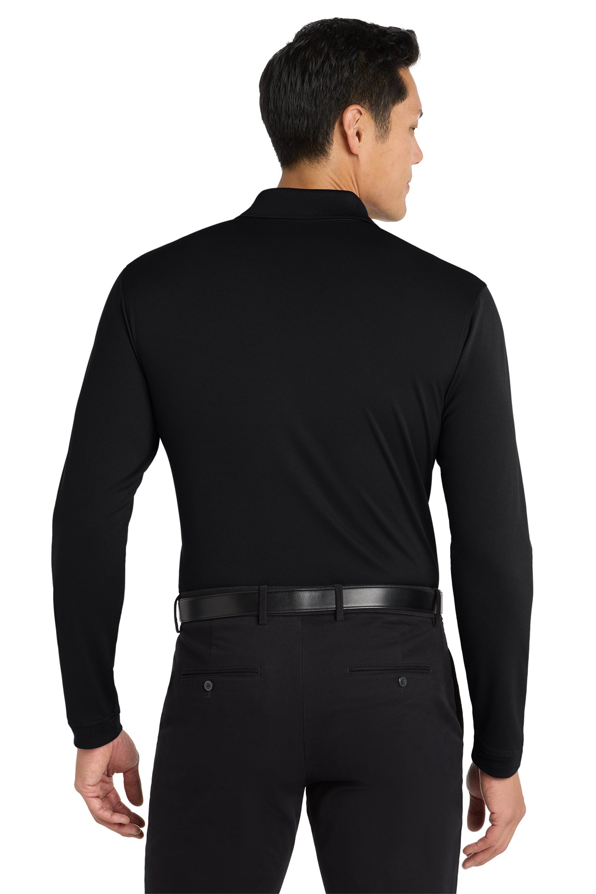 Port Authority® Dry Zone® UV Micro‑Mesh Long Sleeve Polo – K110LS
