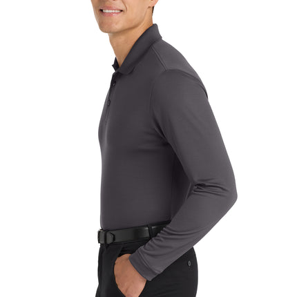 Port Authority® Dry Zone® UV Micro‑Mesh Long Sleeve Polo – K110LS