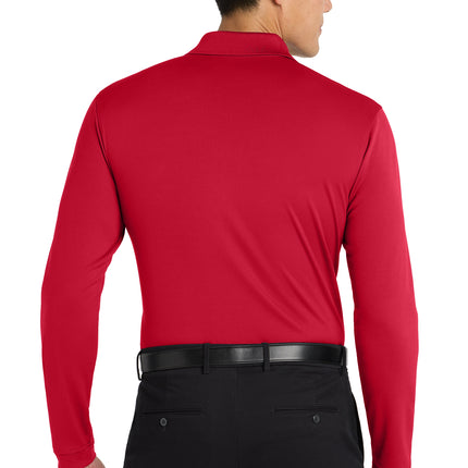 Port Authority® Dry Zone® UV Micro‑Mesh Long Sleeve Polo – K110LS
