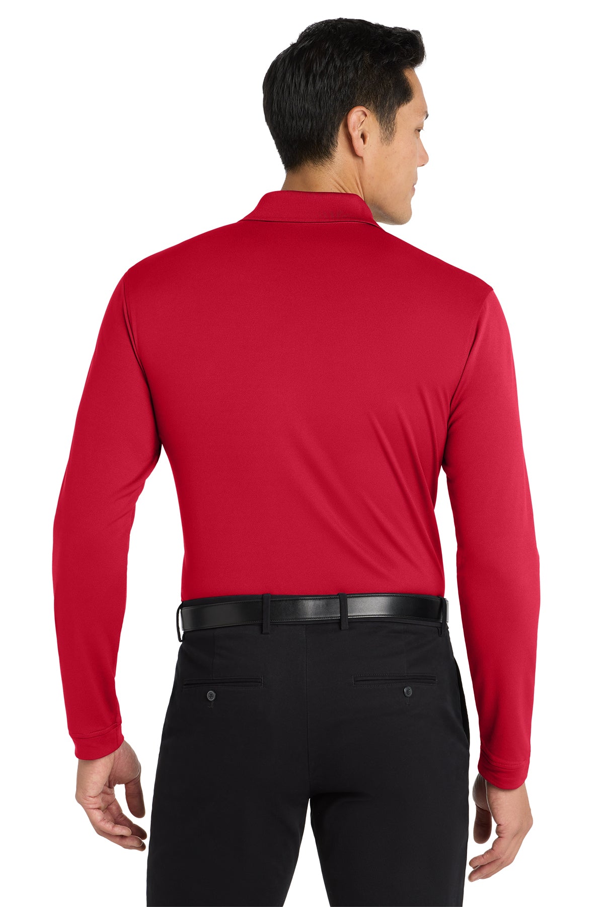 Port Authority® Dry Zone® UV Micro‑Mesh Long Sleeve Polo – K110LS