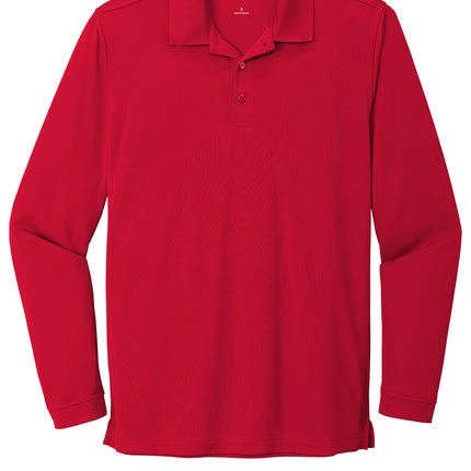 Port Authority® Dry Zone® UV Micro‑Mesh Long Sleeve Polo – K110LS