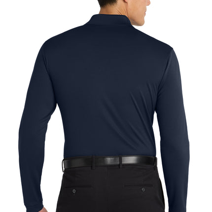 Port Authority® Dry Zone® UV Micro‑Mesh Long Sleeve Polo – K110LS